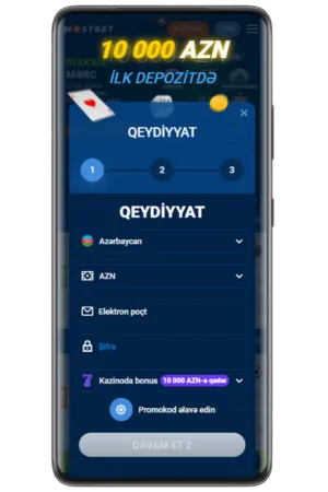Mostbet.az qeydiyyat