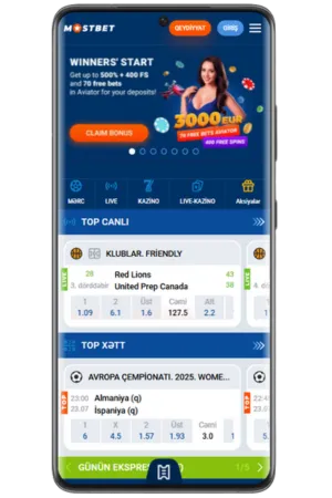 Mostbet.az giris